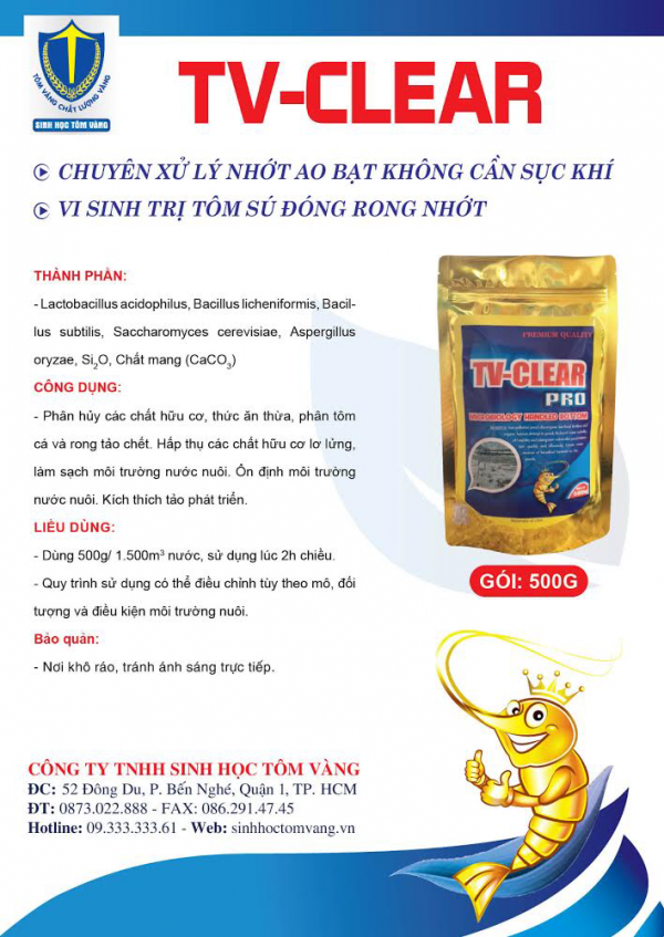 VI SINH không cần sục khí